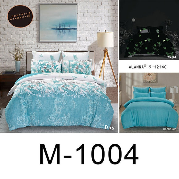 Alanna queen bedding set Luminous comforter euro pastel  sheets bed sheet king size double bedspread cover set