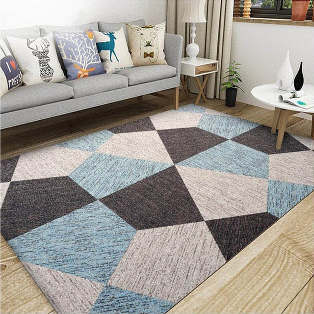 Creative Art Zebra Geometric Carpet For Living Room Bedroom Anti-slip Floor Mat Fashion Kitchen Carpet Area Rugs