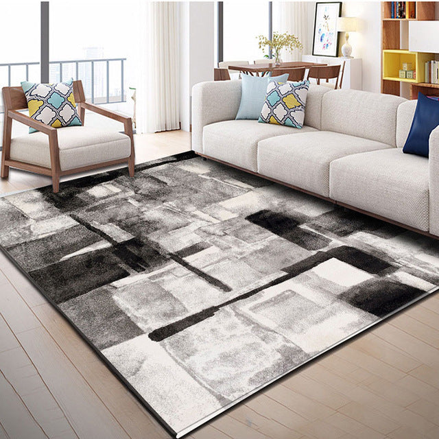 Creative Art Zebra Geometric Carpet For Living Room Bedroom Anti-slip Floor Mat Fashion Kitchen Carpet Area Rugs