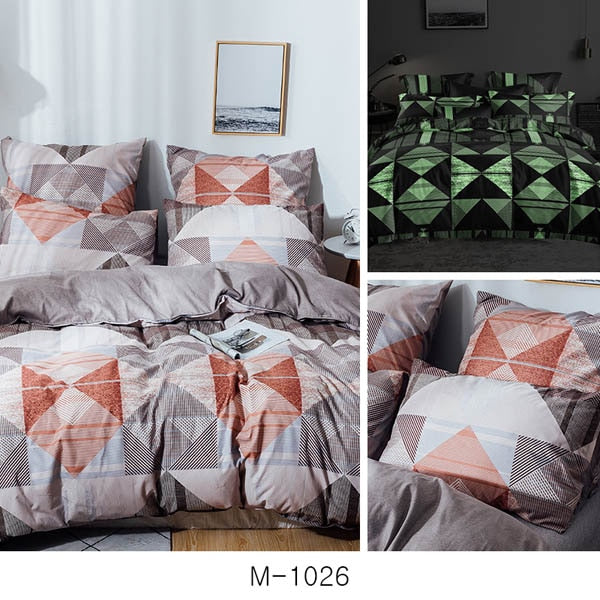 Alanna queen bedding set Luminous comforter euro pastel  sheets bed sheet king size double bedspread cover set