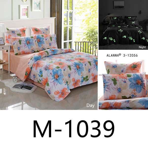 Alanna queen bedding set Luminous comforter euro pastel  sheets bed sheet king size double bedspread cover set
