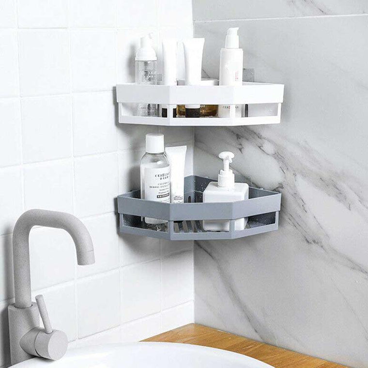 Bathroom Shelf Triangular Rack Bathroom Accessories Storage Organizer For Shampoo Soap Cosmetic Basket Holder