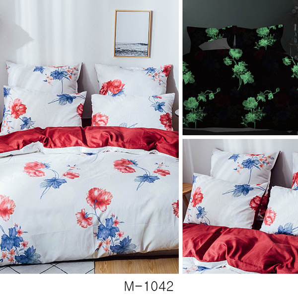 Alanna queen bedding set Luminous comforter euro pastel  sheets bed sheet king size double bedspread cover set