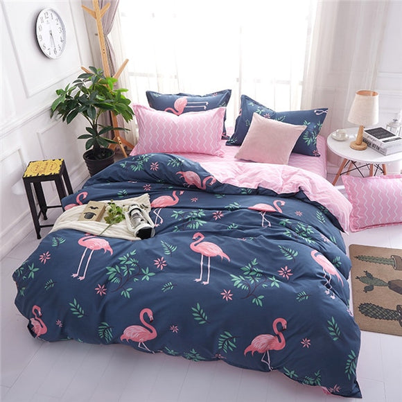 HOT sale Bedding Sets Pineapple Duvet Cover3/4pcs Cartoon new fashion Bed sheets Single Twin Full Queen Sizes