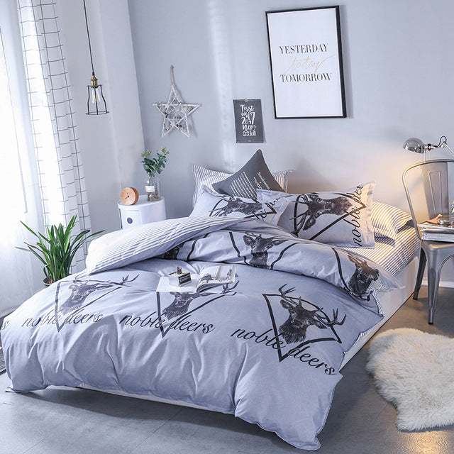 HOT sale Bedding Sets Pineapple Duvet Cover3/4pcs Cartoon new fashion Bed sheets Single Twin Full Queen Sizes