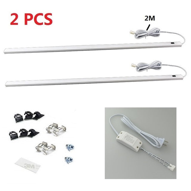 LED Hand Wave Under Cabinet Light Infrared Sensor Rigid Strip Bar Light Kitchen Lights Bathroom lamp night lamps home Decoration