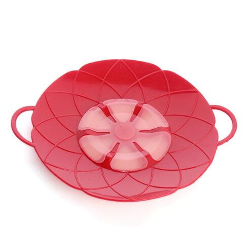Silicone lid Spill Stopper Cover For Pot Pan Kitchen Accessories Cooking Tools Flower Cookware Kitchen Gadgets
