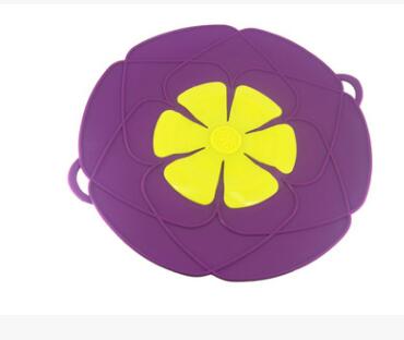 Silicone lid Spill Stopper Cover For Pot Pan Kitchen Accessories Cooking Tools Flower Cookware Kitchen Gadgets