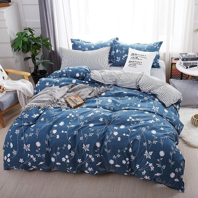 Solstice Home Textile Cartoon Polar bear Bedding Sets Children's Beddingset Bed Linen Duvet Cover Bed Sheet Pillowcase/bed Sets