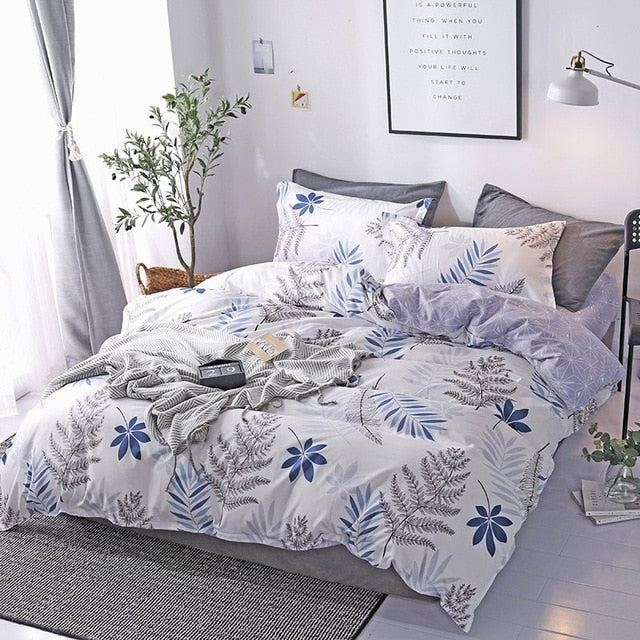 Solstice Home Textile Cartoon Polar bear Bedding Sets Children's Beddingset Bed Linen Duvet Cover Bed Sheet Pillowcase/bed Sets