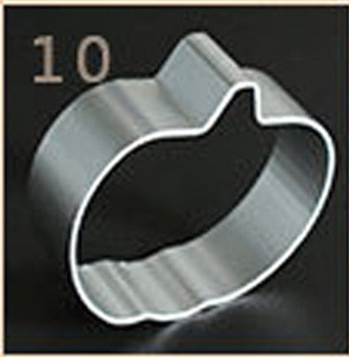 Cookie Cutters Moulds Aluminum Alloy Cute Animal Candy Shape Biscuit Mold DIY Fondant Pastry Decorating Baking Kitchen Tools