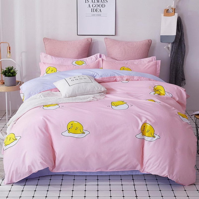 3/4 pcs Luxury Comforter Bedding Sets Geometric Pattern Bed Linen Cotton/Polyester Duvet Cover Bed Sheet Pillowcases Cover Set