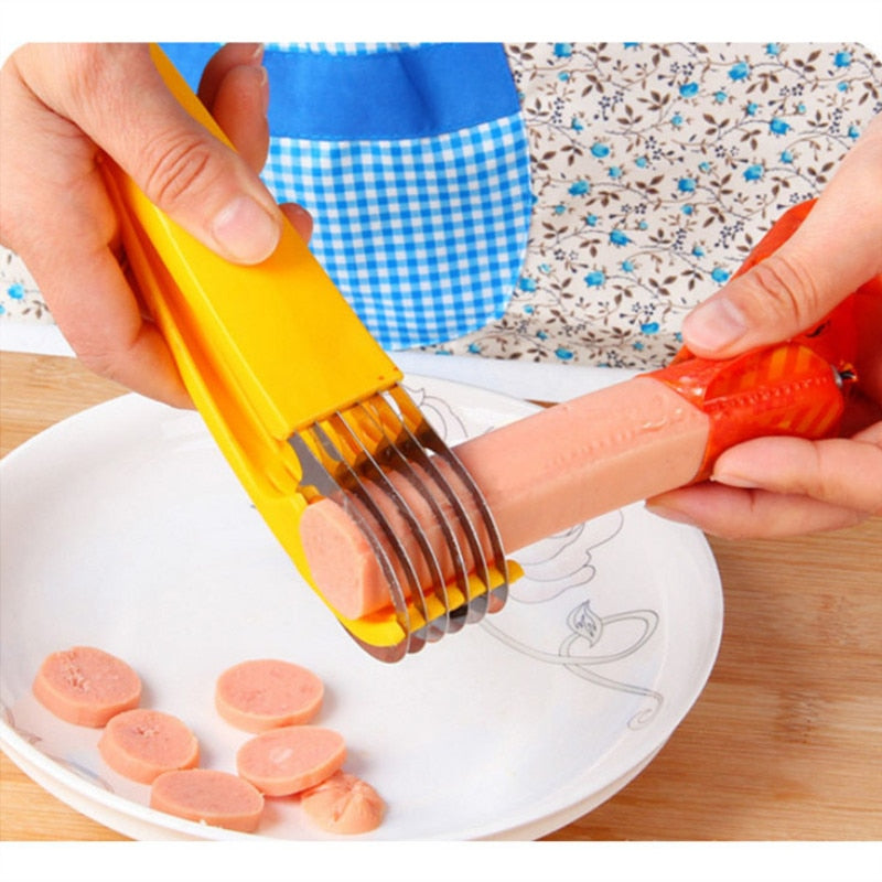 Multi-function Cutter Banana Cucumber Ham Slicer Picador De Verduras Y Vegetales Kitchen Tool Kitchen Gadget  Vegetable Chopper