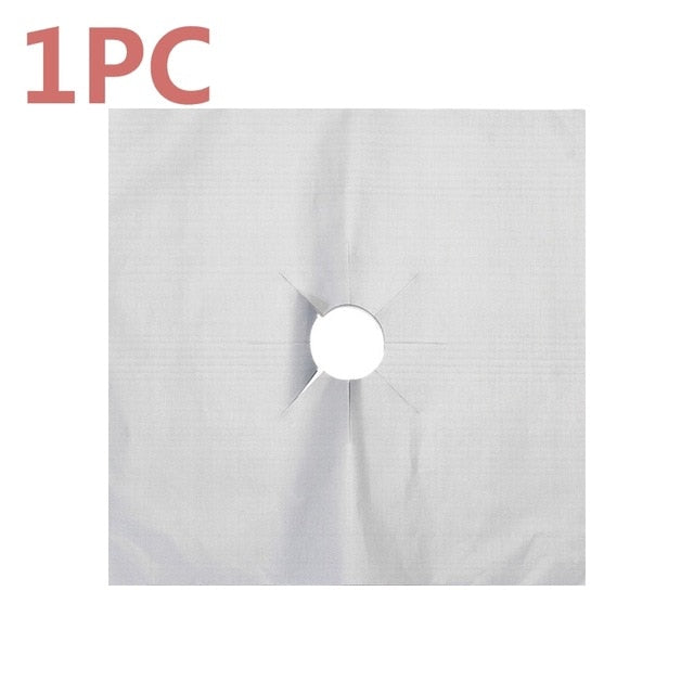 YTE 2pcs Gas Stove Protectors Reusable Gas Stove Burner Cover Liner Mat Fire Injuries Protection Trivets Kitchen Specialty Tools