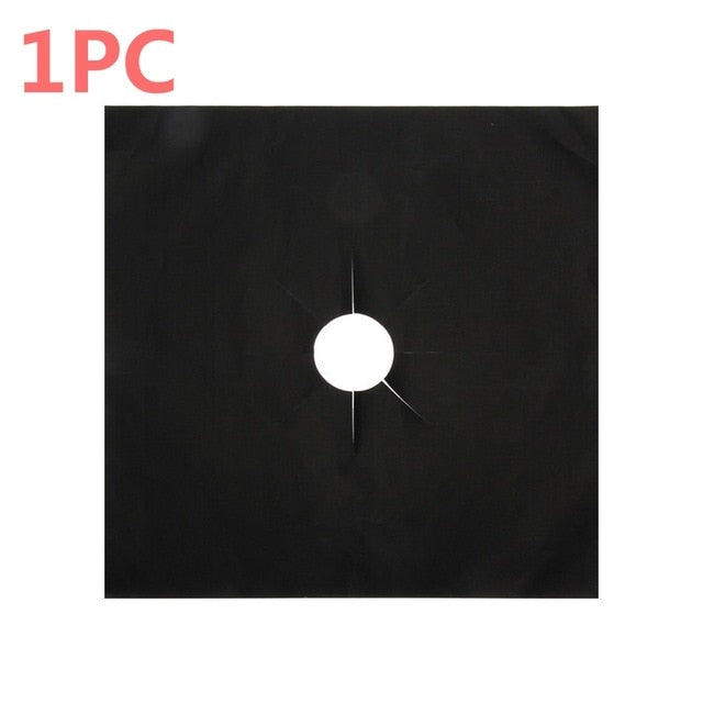 YTE 2pcs Gas Stove Protectors Reusable Gas Stove Burner Cover Liner Mat Fire Injuries Protection Trivets Kitchen Specialty Tools
