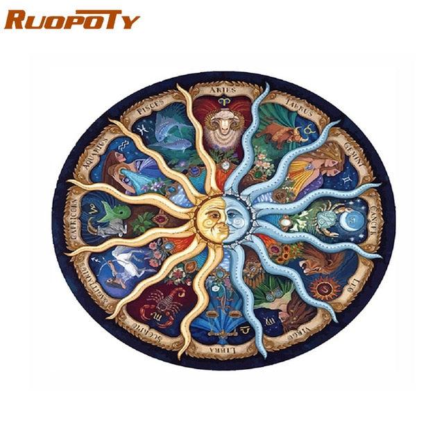 RUOPOTY Frame Forest Castle DIY Painting By Numbers Landscape Modern Wall Art Picture Paint By Numbers For Home Decors Artwork