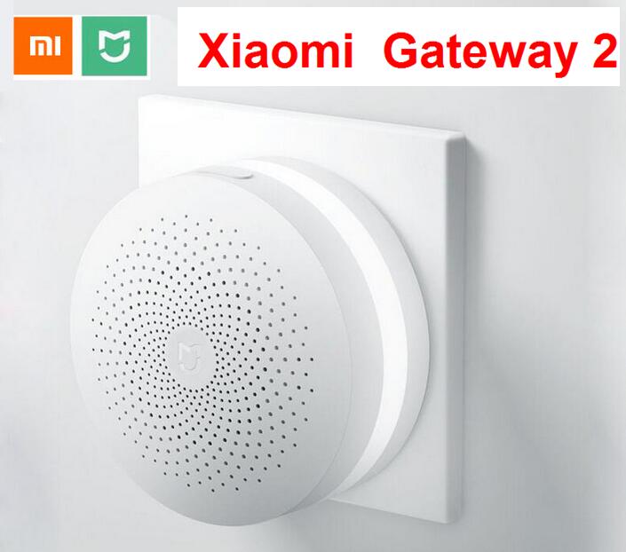update Xiaomi Mijia Smart Home Multifunctional Gateway 2 Alarm System Intelligent Online Radio Night Light Bell